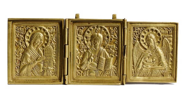 Triptych with Deesis, 19th century