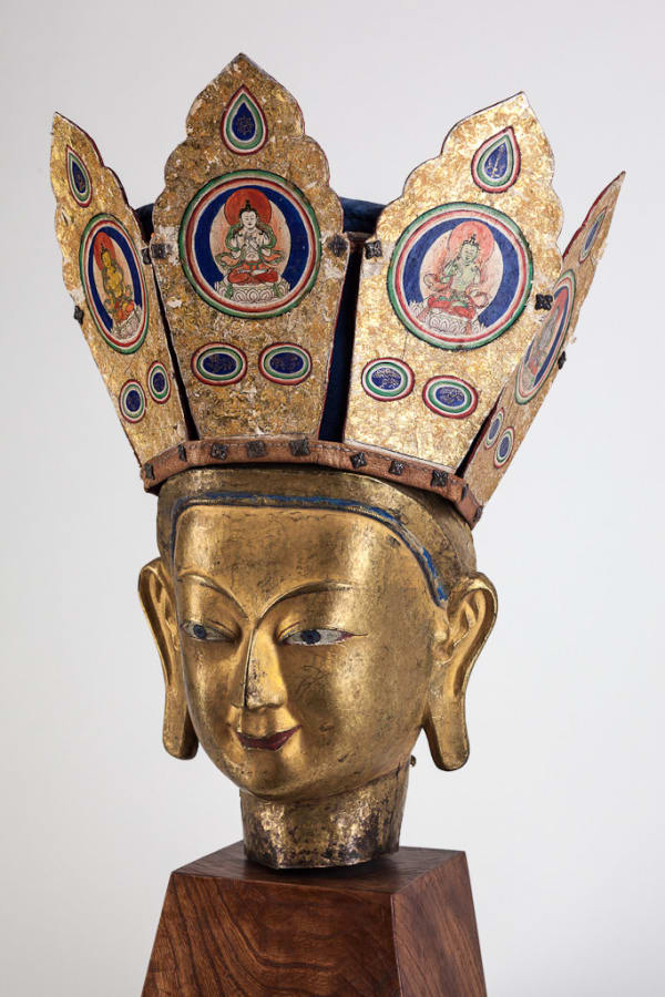 Buddha Head with Tantric Crown, 17th century