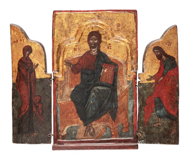 Triptych with Deesis, circa 1600