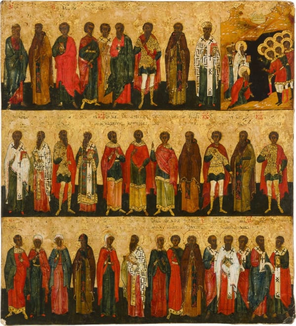 Double Sided Tabletka for the Month of October, 16th century