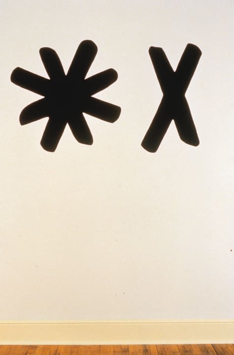 Kay Rosen, Star Crossed , 1997