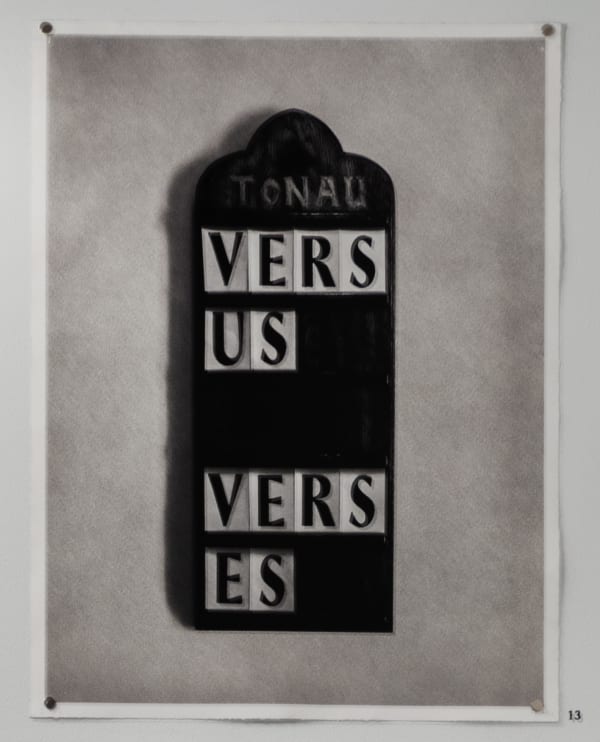 Fiona Banner, Vs., 2013