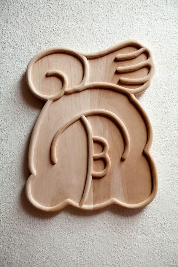 Yucef Merhi, Perfect Language (Wood: Te #2), 2014