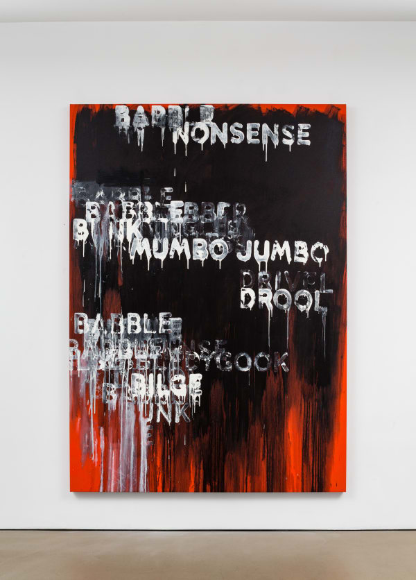 Mel Bochner, Babble, 2015