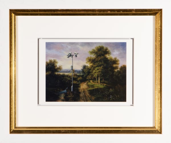 Banksy, Crude Oils Postcard