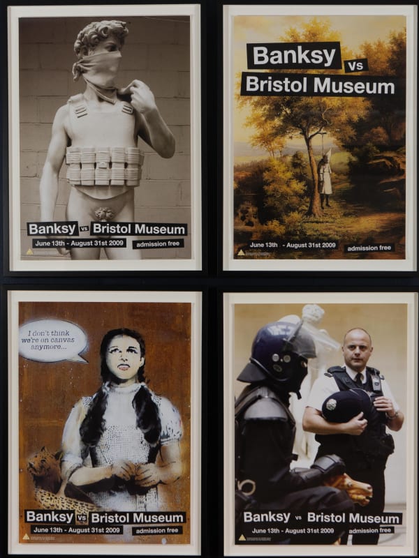 Banksy, Banksy vs Bristol Museum posters