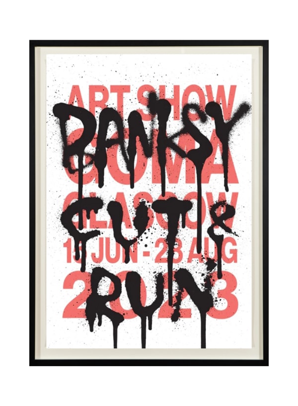 Banksy, Cut & Run Exhibition Poster
