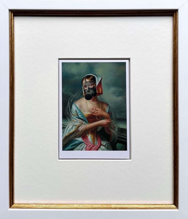 Banksy, Crude Oils Postcard