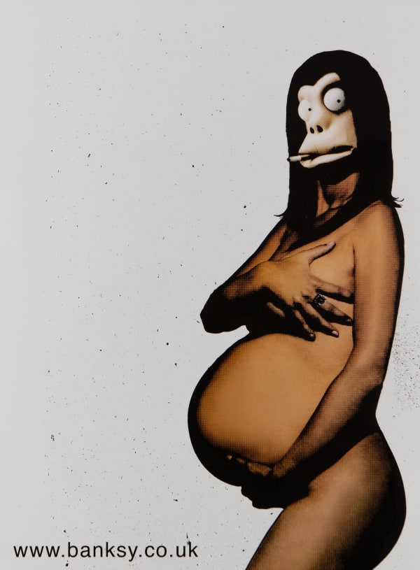 Banksy, Danger Monkey Pregnant - Barely Legal