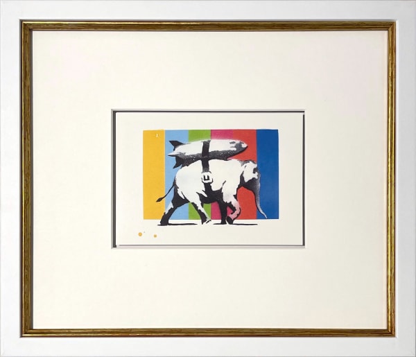 Banksy, Banksy vs Bristol Museum postcard