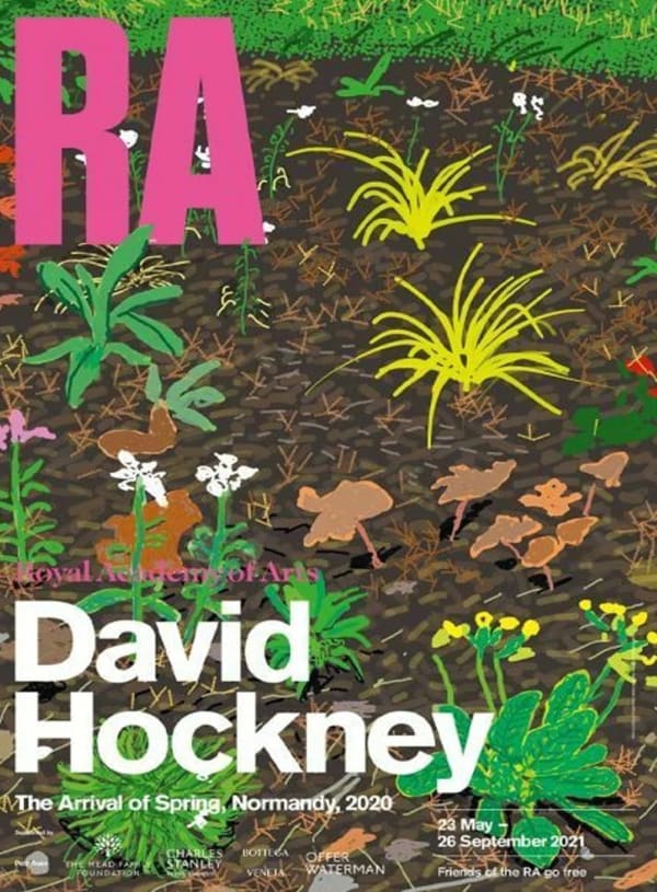 David Hockney, The Arrival of Spring Exhibition Poster No. 186