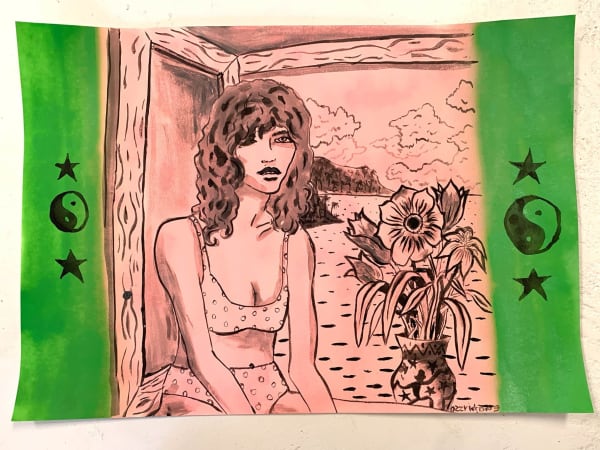 Ozzie Wright, Girl With Flowers