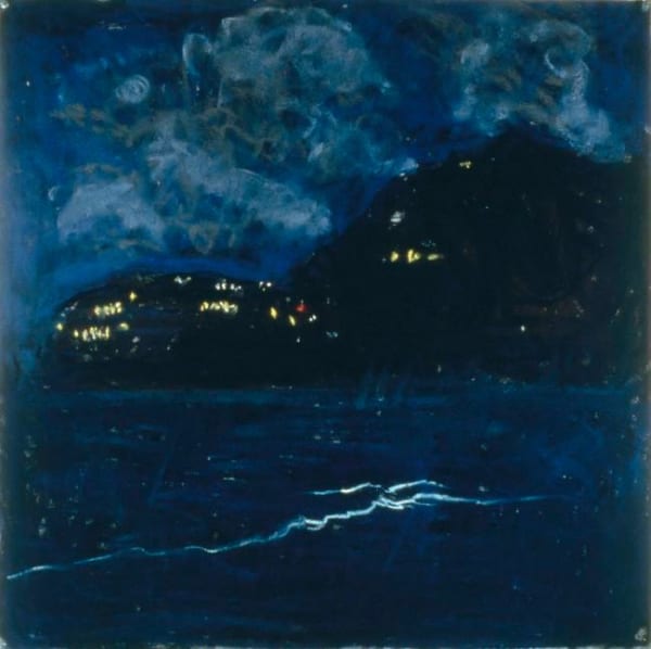 Jennifer Bartlett March, St. Bartholemy #4, 1999 pastel on paper 30 x 30 inches 33 x 33 inches framed