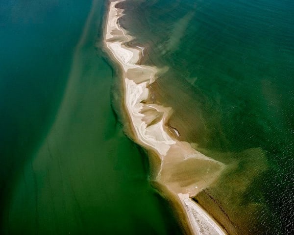 Michael Light, Cartwright Shoal North Towards Gardiner's Island, 2016