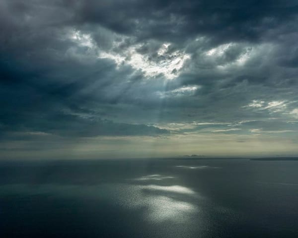Michael Light, East Over Tobaccolot Bay, Gardiner's Island, 2016