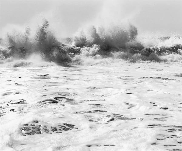 Clifford Ross Hurricane XXXII, 2002 signed on label silver gelatin print 2 1/4 x 2 3/4 inches 8 1/8 x 10 1/8 inches framed Edition of 10