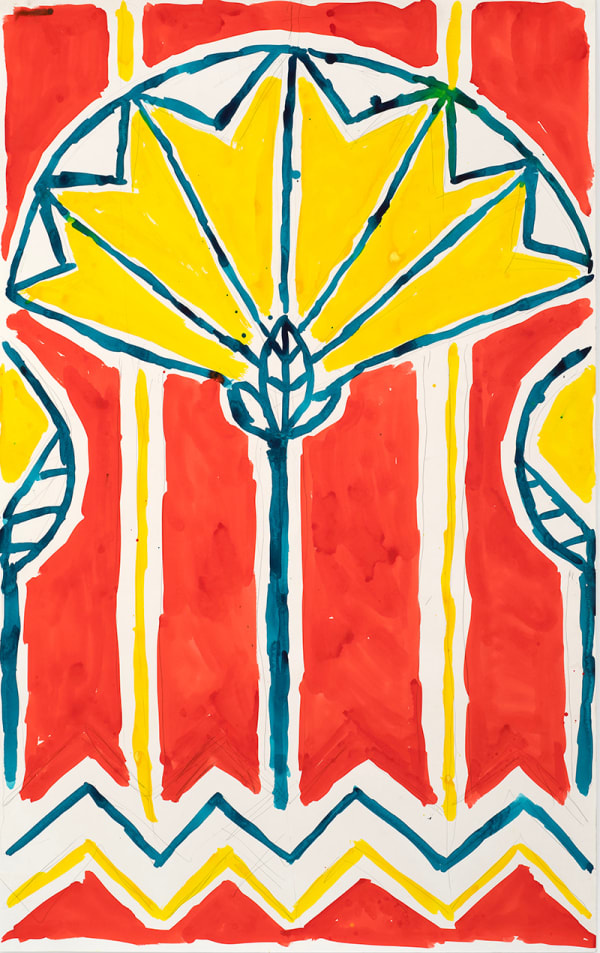 Elisabeth Kley, Large Red Benedictus Lotus, 2020