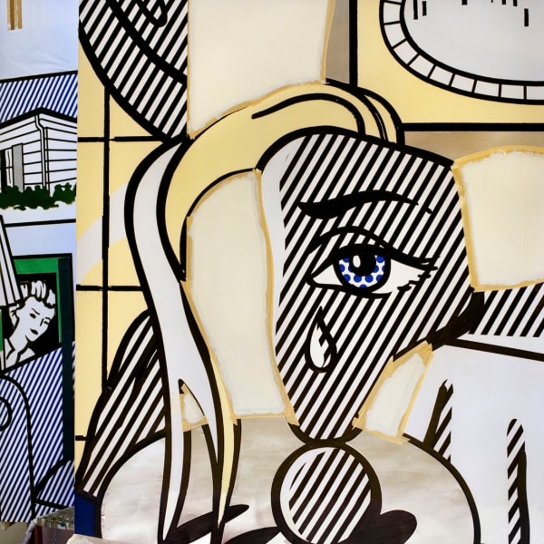 Laurie Lambrecht Girl with Tear, 1992 signed, dated and numbered verso archival pigment print 44 x 44 inches 45 x 45 inches framed Edition of 6