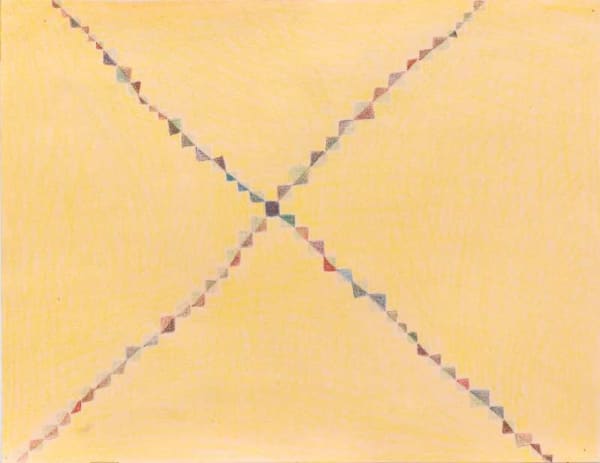 Thomas Nozkowski Untitled (CP-18), 2013 gouache, colored pencil and graphite on paper 8 1/2 x 11 inches 15 3/14 x 18 1/4 inches framed