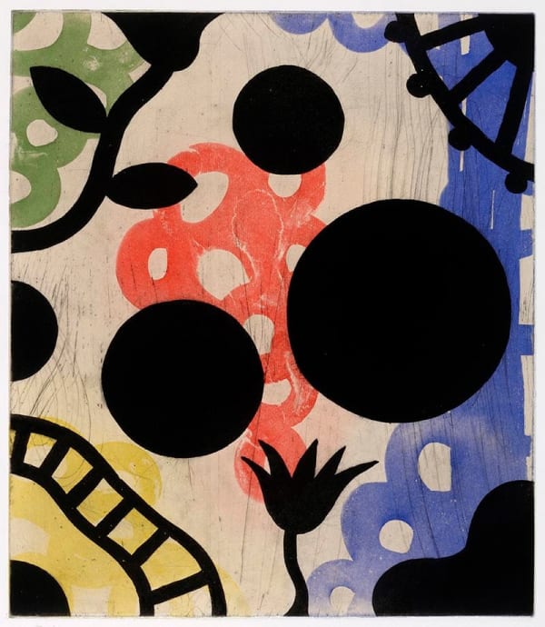 Dan Rizzie Agua Fria, 1995 numbered lower left; signed, dated lower right color aquatint, chine collé 26 x 19 3/4 inches 29 1/4 x 23 1/4 inches framed Ed. 42/50