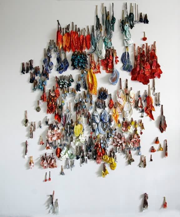 Suzanne Bocanegra, All the Petals from Jan Brueghel the Elder’s“Flowers in a Ceramic Vase”, 1620, 2005