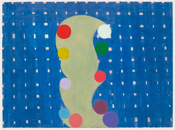 Thomas Nozkowski Untitled (P-65), 2009 oil on paper 22 1/4 x 30 inches 29 3/8 x 39 inches framed