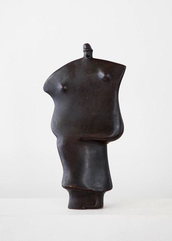 Costantino Nivola P67, 1982 signed and dated verso bronze 8 3/4 x 4 3/8 x 1 1/8 inches Ed. 2/7 (Edition record)