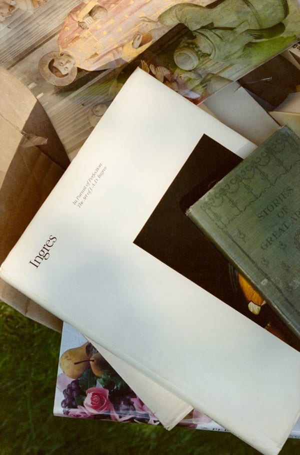 Adam Bartos Yard Sale (Ingres book), 2008 signed, titled, dated and numbered in ink on verso archival pigment print 27 1/2 x 18 1/2 inches (image) 3 1/2 x 28 1/4 inches (framed) Edition of 6