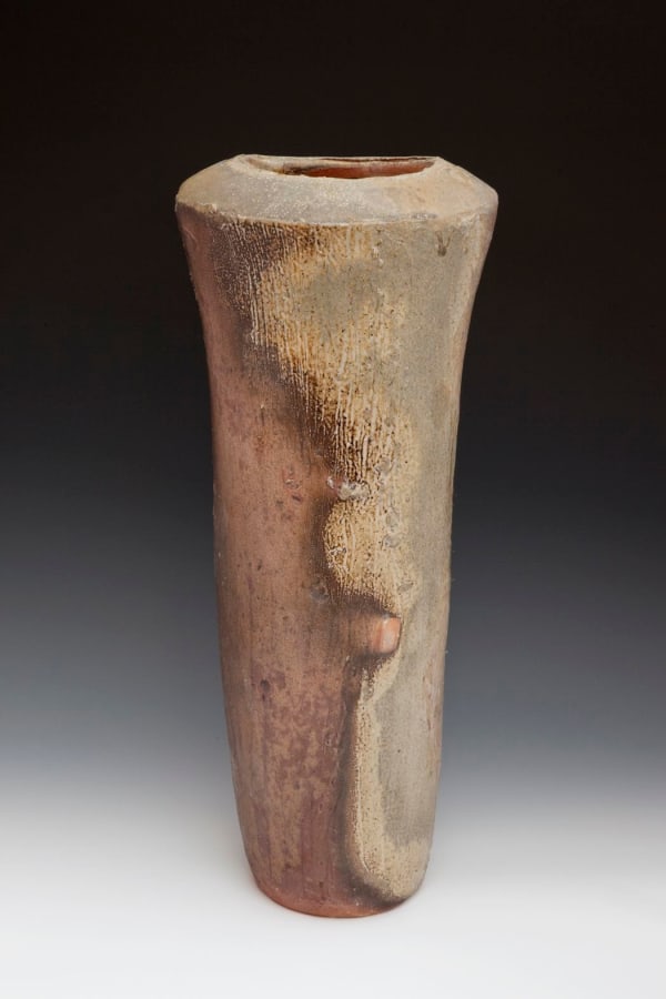Toni Ross 08.102, 2008 wood fired stoneware 22 1/2 x 12 x 12 1/2 inches(tall figure)
