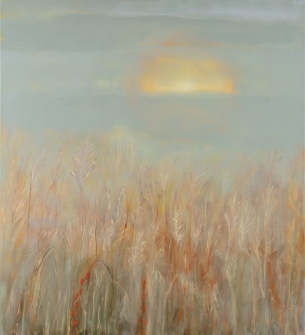 Kathryn Lynch Exiting Olana, 2023 oil on linen 53 x 48 inches