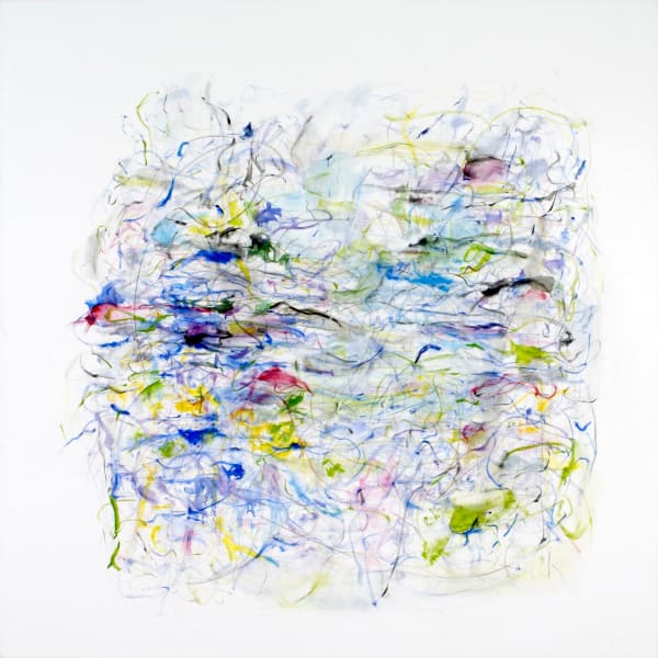 Robert Harms Summer, 2008 signed verso oil on canvas 48 x 48 inches