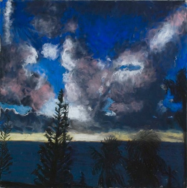 Jennifer Bartlett Nevis, January #9, 2007-2008 pastel on paper 30 x 30 inches 33 x 33 inches framed