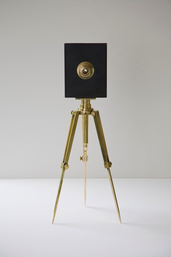 Christopher Hewat C.816 (viewer), 2008 brass 17 x 6 1/2 x 6 inches