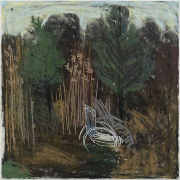 Jennifer Bartlett Amagansett, December, 2006 pastel on paper 30 x 30 inches 33 1/2 x 33 1/2 inches framed
