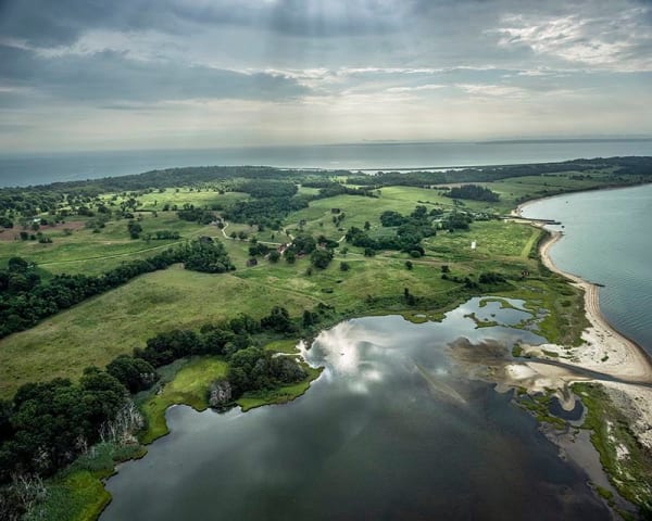 Michael Light, East from Home Pond, Gardiner's Island, 2016