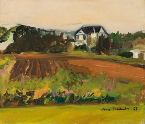 Jane Freilicher, Farmland, 1967
