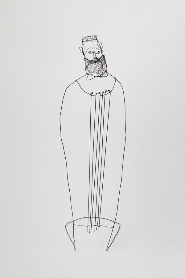 Adrian Nivola The Prophet, 2021 wire and enamel 10 3/4 x 4 x 3 1/2 inches