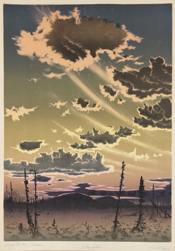 Kurt Kranz, Abend über den Tunturi, c.1945