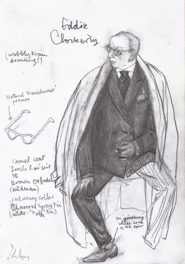 John Byrne RSA, Eddie Clockerty from 'Tutti Frutti', 2006