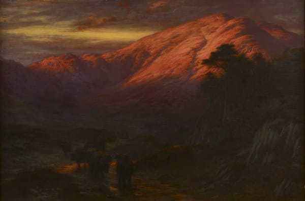 Joseph Farquharson RA, The Rosy Flush of Dawn