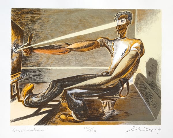 John Byrne RSA Inspiration, 2013 signed, titled and numbered 18/40 in pencil to margin screenprint edition of 40 15 x 19 ½ inches