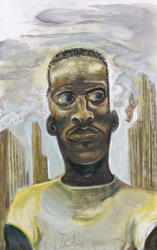John Byrne RSA, Black Guy New York, 2020