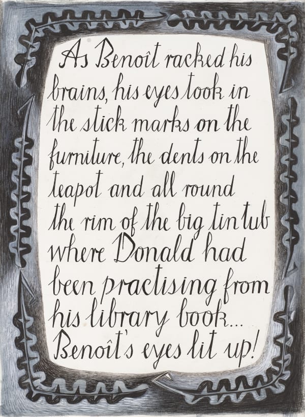 John Byrne RSA, As Benoît racked his brains, 2008