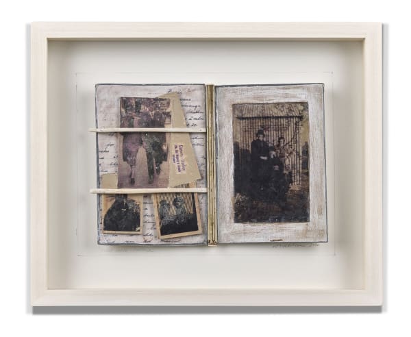 Will Maclean RSA Time Lapse, Ballina, 2020 signed, titled and dated 2020; signed and titled on artist's label verso mixed media construction on board 37 x 46 x 5 cm