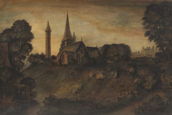 John Clerk of Eldin, Brechin Church with the Pictish Tower