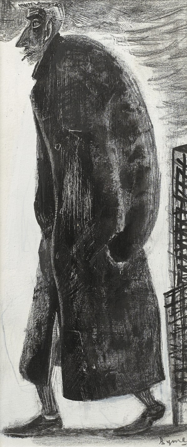 John Byrne RSA, The Long Coat