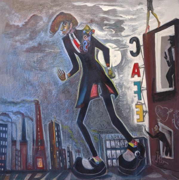 John Byrne RSA, The Fall Guy, 2020