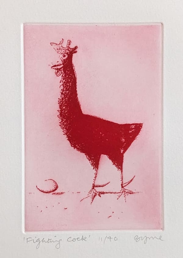 John Byrne RSA, Fighting Cock, 1996