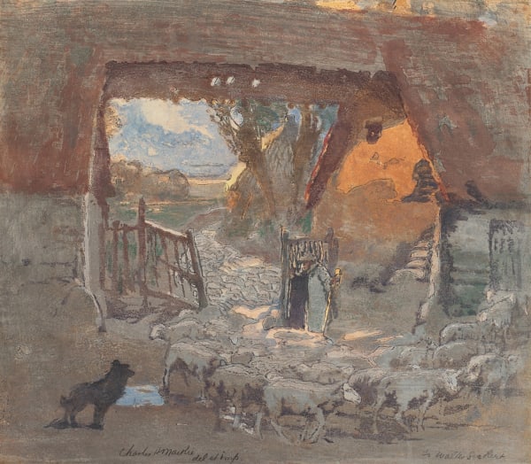 Charles Hodge Mackie RSA RSW, Return of the Flock, c.1900-10