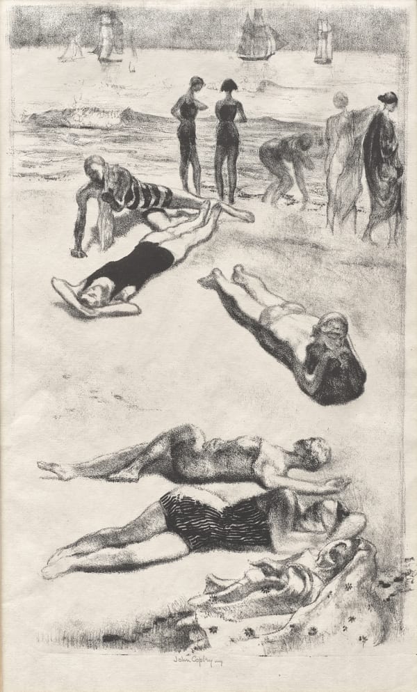 John Copley, Bagnanti, 1928